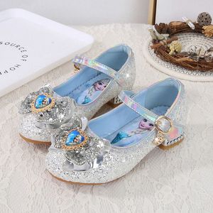 Filles Princesse chaussures perle bowknot bébé enfants chaussures en cuir bleu blanc rose infantile enfant en bas âge enfants protection des pieds chaussures décontractées 34lP #