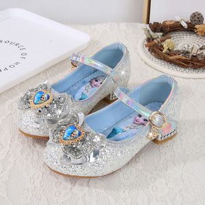 Girls Princess Shoes Pearl Bowknot Baby Kids Leer schoenen Blue Wit Pink Infant Peuter Kinderen voetbescherming Casual schoenen H4U8#