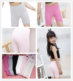 Pantalons de sécurité pour filles, collants courts pour bébés, robe pour enfants, culottes de sécurité pour enfants, Shorts modaux, sous-vêtements en dentelle, Leggings courts Antialight Sho6437897