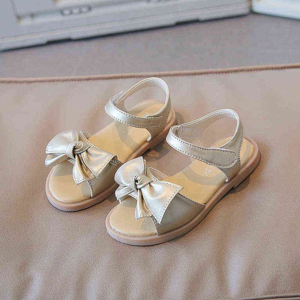 Sandales de filles pour enfants Chaussures Été Enfants arc doux Sole Princess Chaussures