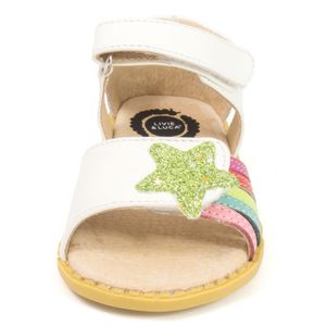 Filles Sandales Véritable Cuir Enfants Chaussures Pour Fleur Enfants Mode Bébé Tout-petit 210226