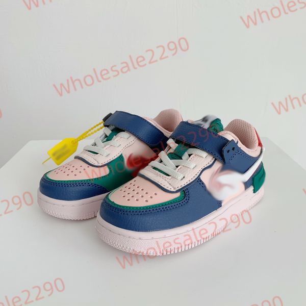 Zapato de niña primavera 2024 nuevo modelo solo calzado deportivo transpirable hombres y mujeres macaron niños zapato único zapato bajo para correr