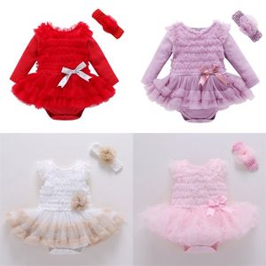 Filles été 0-1 fête d'anniversaire fil net bébé infantile première année robe moelleuse Z1214 80 Z2