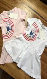 Girls Summer Dress Baby Girl Clothes Vestidos 2018 Vestidos para niños de la marca para niñas Disfraz de dibujos animados de princesa