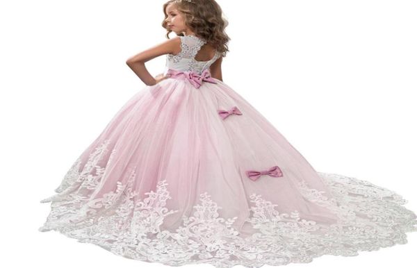 Filles robe d'été filles enfants longue robe de princesse robe de soirée robe de mariée 3 10 12 ans Y190615013202392