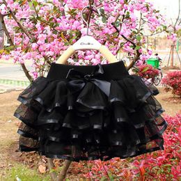 Girls Summer Tutu Skirt Baby Girls Mini Tutu Skip Ballet Dance Rainbow Pettiskirt Children Clothing Kids Fluffy colorido Falda