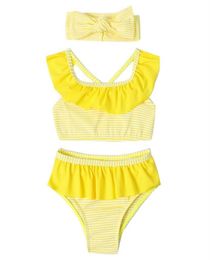 Maillot de bain filles Bikini sport maillot de bain ensemble mode confortable bandeau bébé maillot de plage316d4918898