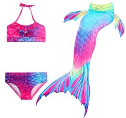 Girls Tails Kids traje de baño Bikini traje de baño playa Cosplay vestido para niña Children039s verano natación primavera traje 7318831