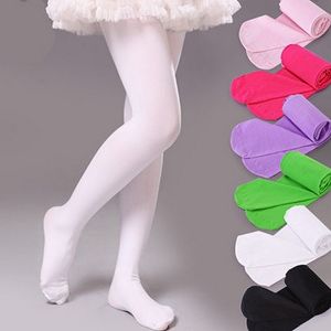 Molcadas de niñas Regalo estilo de verano Bodas para bebés Latin Dance Velvet Kids Mantyhose 3 a 8 años Medias de niñas