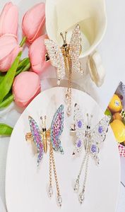 Filles Vintage perle strass Barrettes Simulation papillon gland pinces à cheveux élégant épingle à cheveux mode cheveux accessoires 3707945