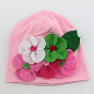 Filles Hiver Bébé Chapeau Bonnet De Noël Photographie Props Fleur Cadeau Nouveau-Né Props Enfants À La Main Gorras Cap Enfants Modis H jlljNo