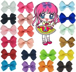 Girls039 Head Pieces Kids039 Accessoires Ruban nœud clips mignon multicolore bébé pince à cheveux coiffure enfants039s bijoux3594962