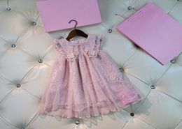 Girls039S Peincess Dresses Brand Designer Girl Rok Roze kleur Maat 901405573554