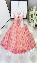 girls039s peincess jurken merk designer meisje roze beer rok pop kraag maat 1001504561402