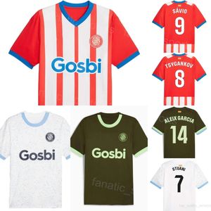 Girona Soccer 7 Cristhian Stuani Jerseys 2023 24 Club 9 Artem Dovbyk 14 Aleix Garcia 21 Yangel Herrera 5 David Lopez 20 Yan Couto Maillots de football Kits Uniforme Sport