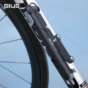 Giyo Bicycle 120psi Mini Pompe à main Porable Air Pneu Pripable Bomba Bomba