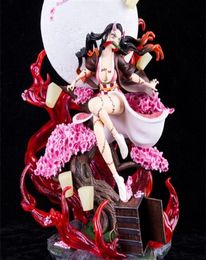 GK Demon Transformation Kamado Nezuko Exploding Blood Versión de sangre Figura Figura Modelo Estatua Recolección Juguete 100821181648181