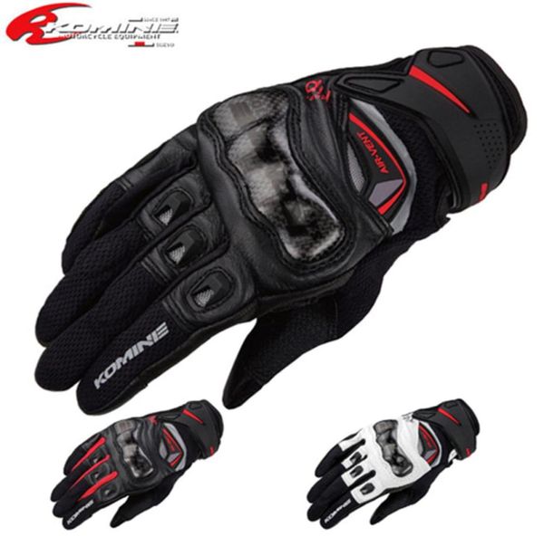 GK224 carbone protéger cuir maille gant moto descente vélo tout-terrain gants de Motocross pour Men2625616