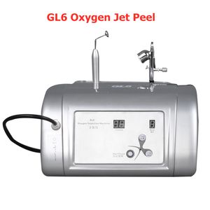 Máquina de oxígeno GL6 para uso en salón de belleza, máquina de belleza Facial O2 Peeling con chorro de agua con inyección de oxígeno, rejuvenecimiento de la piel CE