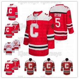 Gla Mitness Custom Cornell Big Red NCAA College Hockey Jersey 14 Ebel-Riley-Nash 1 Ken-Dryden 28 Brenden-Locke 7 Cam-Donaldson Elk naamnummer