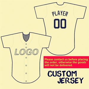 Gla2019 Camisetas de béisbol personalizadas Hombres Mujeres Niños Personalización Cualquier nombre de equipo Número 100% Costura Flex Base Cool Base Style