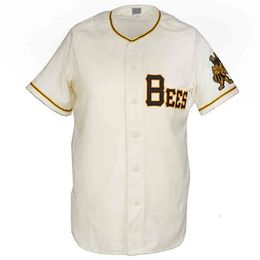 GlaA3740 Salt Lake Bees 1959 maillot domicile 100% cousu broderie maillots de Baseball Vintage personnalisé n'importe quel nom n'importe quel numéro