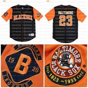 GLAC202 Big Boy Black Sox Custom NLBM Negro Leagues Baseball Jersey Stiched Naam Stiched Number snel verzending Hoge kwaliteit