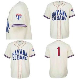 GlaC202 Havana Cubans 1947 Home Jersey Shirt Personnalisé Hommes Femmes Jeunes Maillots De Baseball N'importe Quel Nom Et Numéro Double Couture Jersey