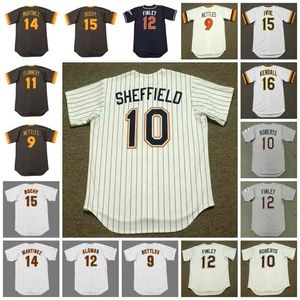 GlaC202 San Diego Vintage Baseball Jersey 9 GRAIG NETTLES 1984 10 BIP ROBERTS 1991 GARY SHEFFIELD 1992 FLANNERY ALOMAR FINLEY MARTINEZ 15 BRUCE