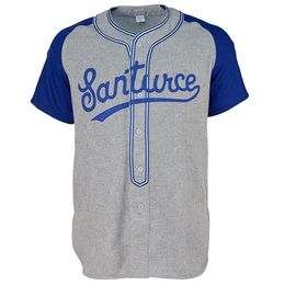 GlaMitNess Santurce Cangrejeros 1939 Road Jersey 100% bordado cosido Vintage Baseball Jerseys Custom Any Name Any Number