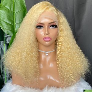 Pelucas de encaje glamorosa 180% densidad Cabello humano malasio Many Color Deep Wave 13x4 Pelera transparente de 20 pulgadas PERUVIAN PERUVIAN INDIA Del Dhjbb 271 pelucas