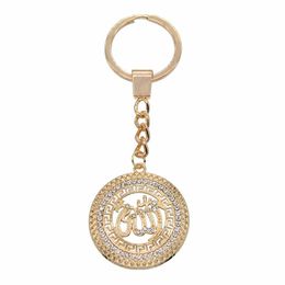 Glamour Fashion Key Holder Hoge kwaliteit Key Chains Allah Keychain Muslim Jewelry Handmade Hange Hang Charme Lucky Jewelry