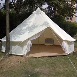 Glamping holiday Sun Shelter Saison imperméable en tissu imperméable Couverture de tente Famliy Camping Tente de Page Équipements 240422