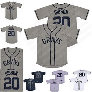 GLANIK1 MOUVIEL DE FOURSE Rainbow Hawk Josh Gibson Homestead Grays Negro National League Baseball Jerseys 100% cousu