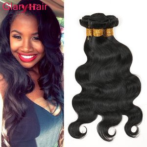 Glary Peruvian Hair Body Wave Weaves Best Sell Bundles de cheveux vierges brésiliens 6pcs Extensions de cheveux humains Remy non transformés Indien malaisien