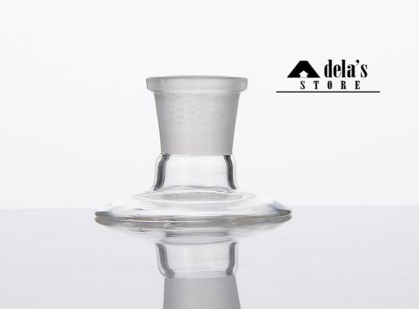 Adaptateur en verre Stand pour le bol Domes Domes Pipe de pipe à eau Bongs Adaptateurs 14 mm 18 mm femelle mâle Grossed joint Dropdow Dab Rig 3779140040