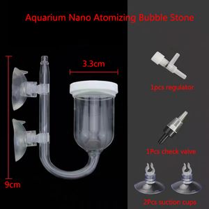 Pompe à air en verre Stone de sable Aquarium Pompe à oxygène From Air Stone Nano Bubble Bar Aquarium Fish Tank Aerator Pompe Hot Vendre