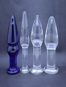 Glas anaal dildo butt plug crystal vagina kraal mannelijke penis masturbator volwassen product speeltjes voor homo vrouwen mannen q17112435776563