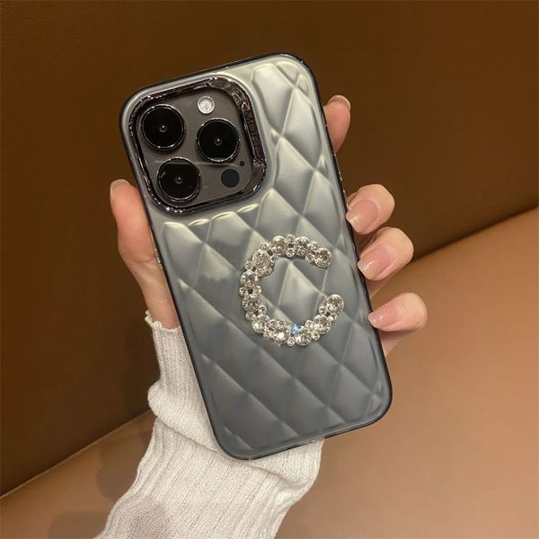 Cas de téléphone de concepteur Iphone 15 Plus 14 Cas pour 14pro Max 13 12 11 Xr Xs Mini Coque de protection de mode