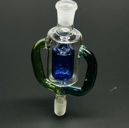 Glazen Asvanger 10mm Mini Waterpijp Glazen Bong Watervangers Dikke Pyrex Clear Bubbler Ashcatcher