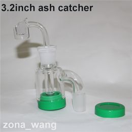 Hookahs Glasss Asvanger 14 18 mm gewricht Ashcatcher 45 graden 90 graden hoek helder voor waterglasrecycler Oil Rig Bong Pijpen