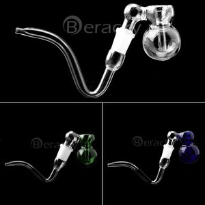 Accesorios para fumar 14 mm 18 mm Glass Ash Catcher Bubbler con adaptador J-Hooks J Hooks Pipe para tuberías de agua Dab Rigs Bongs