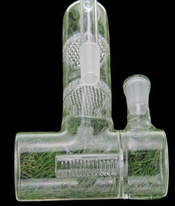 Catcher de cendres en verre pour tuyaux d'eau en verre Bong Big Taille Réclamation Ashcatcher Lacunaris en ligne Deux nid d'abeilles Ashcatcher en 18 mm ou 14m7383671