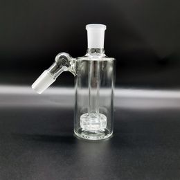 Glas Ash Catcher Stereo Matrix PERC Hookahs Bong Partner 4.5 Inch Heldere Dikke Pyrex Water Bubbler 45 90 Graad 14 MM 18 MM voor Bongs Pipes Rook Accessoire