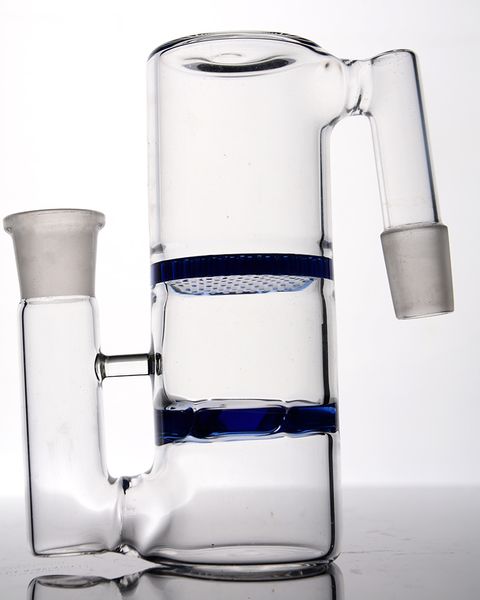 Colector de cenizas de vidrio de alta calidad Doble Fliter Perk Hookah Color Tornado Perk Colector de cenizas Accesorio de bong de agua de vidrio