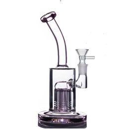 bécher en verre bong épaisseur recycleur fumer pipe à eau banger ongles bras femelle arbres filtre dab rig narguilés avec tuyaux de brûleur à mazout mâles