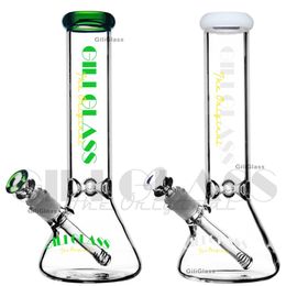 12 inches Hookahs Hitman Bongs Glass Beaker Bong Ice Catcher Water Pipe Dab rig pipes Smoking Accessories Oil Rigs with quartz nail or bowl