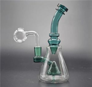 Bangs de bécher en verre Bong Tornado Percolateur Percolateur Vortex Water Pipes de 8 pouces DAB RIGS GRANDE À L'HUILE EN COUPE AVEC LES CHANGEMENTS ET PIEU