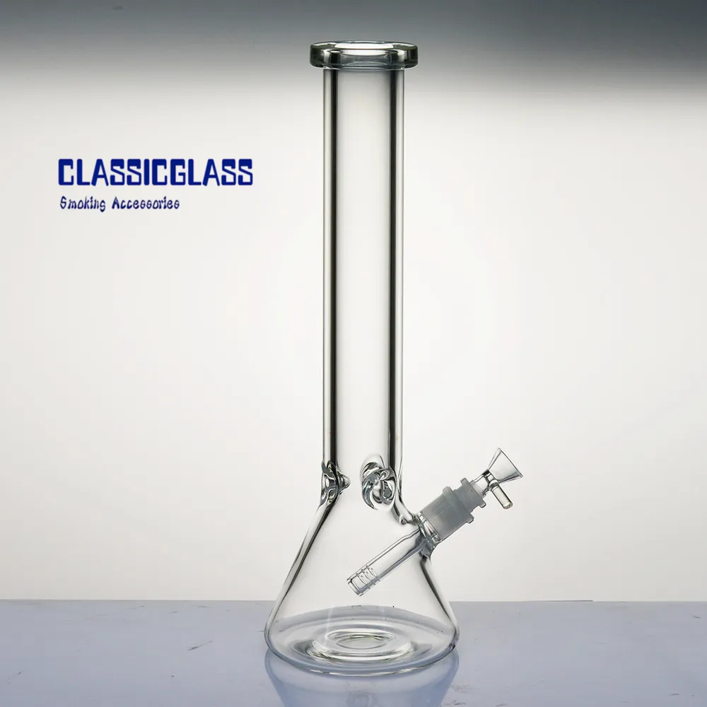 RORA Bong En Verre Double Arbre Dôme Percolateur 18 Mm – Hauteur 40 Cm Bleu – Design Mariage Élégant Et Robuste