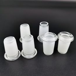 Glass Bong Adapter Hookahs Downsize Extension 14 mm Hembra a 18 mm Macho Hendidura Difusor Reductor Conector Ash Catcher Junta de tierra para Bongs Cuarzo Banger Bowl